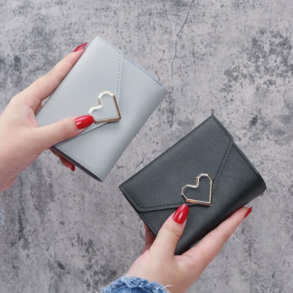 Heart Shaped Small Wallet for women - Image 3