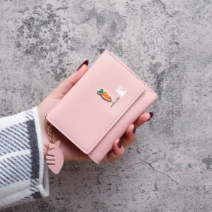 Carrot Logo new small wallet for women Korean style fashion