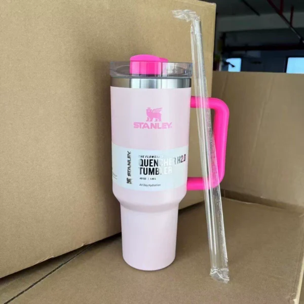 American version of Stanyl thermos car 40oz ice pound cup cold cup ins large capacity water cup straw cup - Image 5
