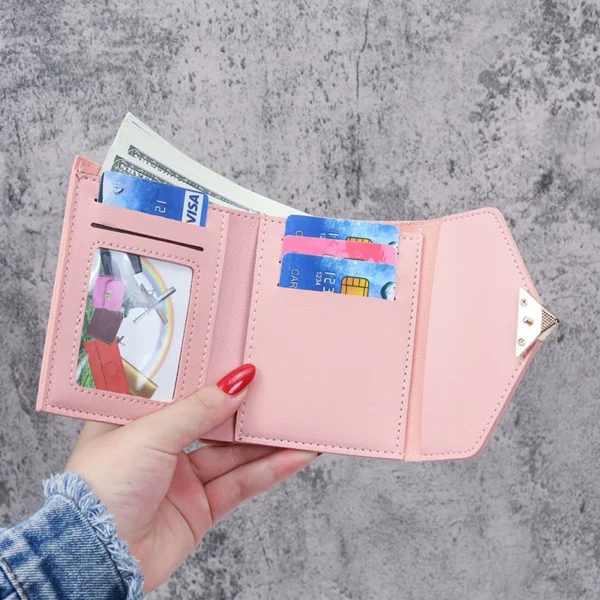 Heart Shaped Small Wallet for women - Image 2