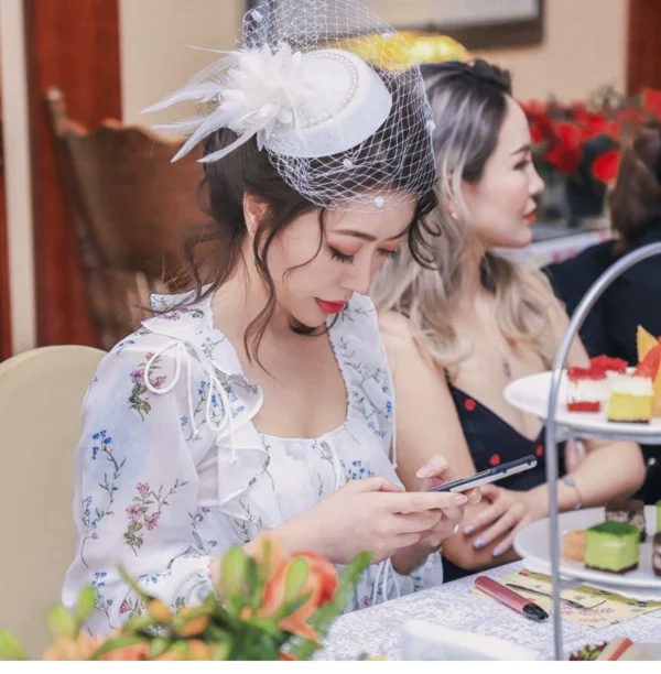 Elegant Fascinator Hat – Perfect for Church, Weddings & Special Events - Image 6