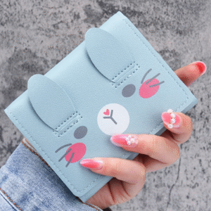 cute kawaii small kitten wallet sky blue for women Yaounde Douala Cameroon